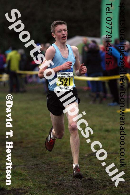 Mens under-17s North Eastern Cross Country, Aykley Heads, Durham. Photo: David T. Hewitson/Sports for All Pics
